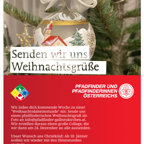 Senden wir uns Weihnachtsgrüße